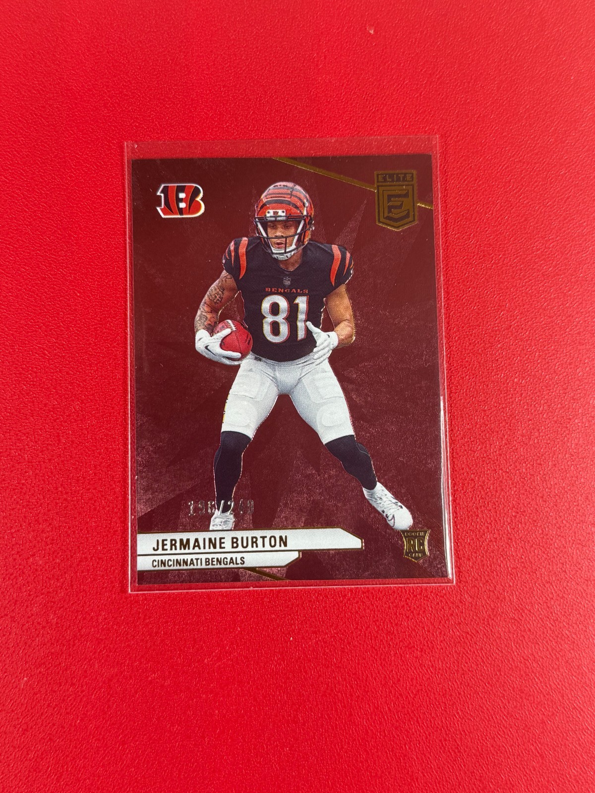 2024 Panini Donruss Elite - Rookies Jermaine Burton #176 /999 (RC)