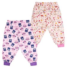 MooMoo Baby Leakproof Diaper Pants for Boys and Girls 2 Packs Reusable and Ab...