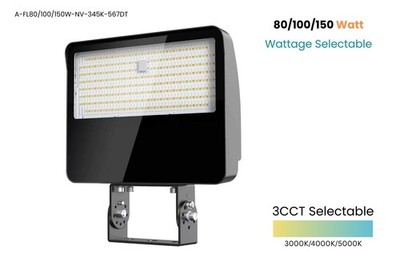 150watt Outdoor Flood light 21000lm  3 CCT adjustable and power adjustable