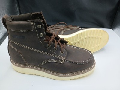 Wolverine - Men's Loader 6'' Wedge Boots, Brown, Size 10 (Slight Wear)