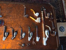 Antike Tabakpfeifen, Meerschaumpfeifen, Konvolut 13 Stück
