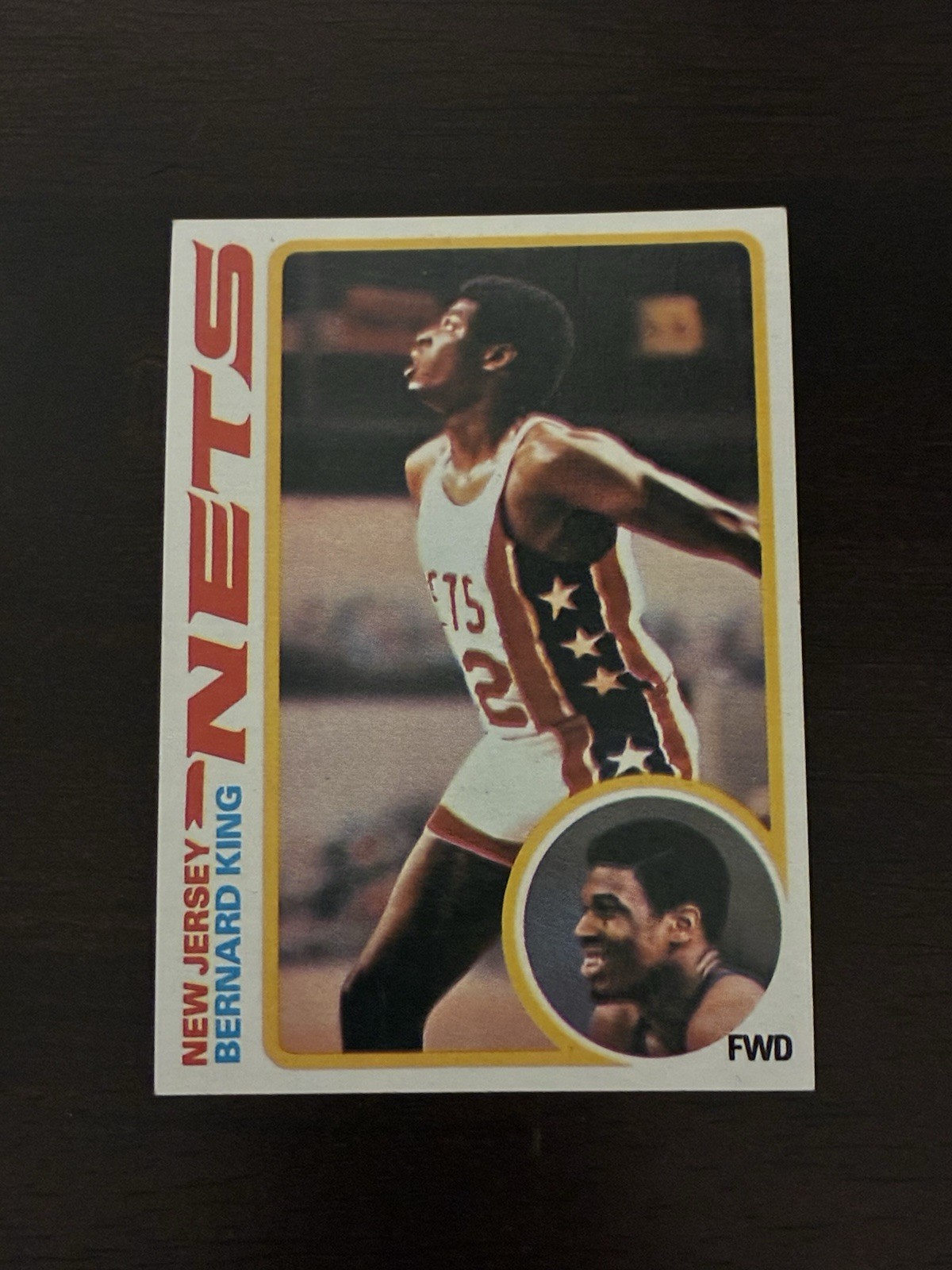 1978-79 Topps - Bernard King #75 (RC) Rookie Card EX-NM Slight Print Lines