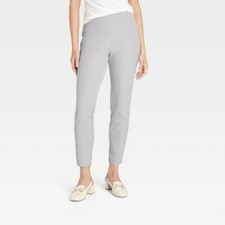 Women's High-Rise Skinny Ankle Pants - A New Day Gray 12