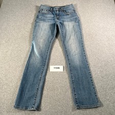 Vintage Levi's 505 Straight Leg Jeans Womens 4 Blue Denim Light Wash Cotton