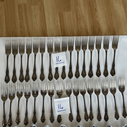 133 Piece Set Oneida Kennett Square Distinction Deluxe HH Stainless Lot - Picture 5 of 21