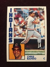 1984 Topps #431 Indians Chris Bando Baseball Card
