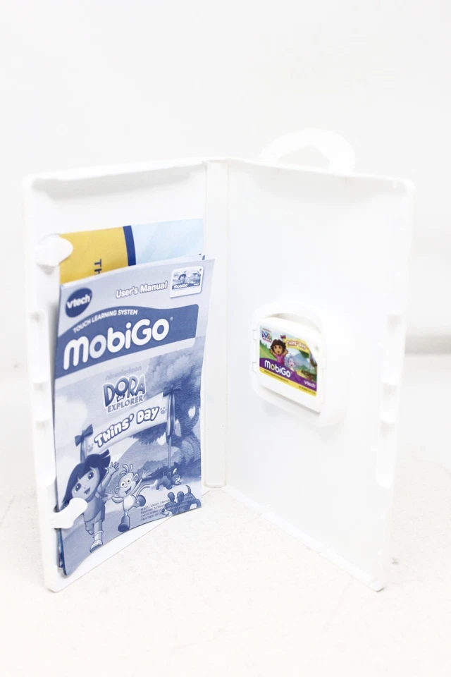 VTech Mobigo 2 Touch Learning System Video Game Dora The Explorer Twins Day - Image 3 of 4