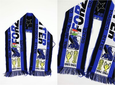 Forza Inter 1964 1965 Vintage Blue Distressed Soccer Football