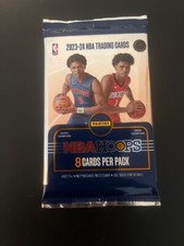 2023-24 Panini NBA Hoops Retail Pack - 8 Cards/Pack Sealed ages 9 and up