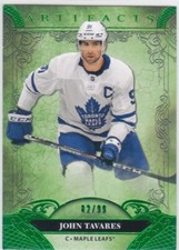 20/21 ARTIFACTS..JOHN TAVARES..EMERALD../99..# 118..MAPLE LEAFS.COMBINED SHIP