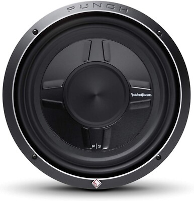 Rockford Fosgate Punch P3SD2-8 Dual 2-Ohm Voice Coil 8'' Slim Subwoofer Speaker