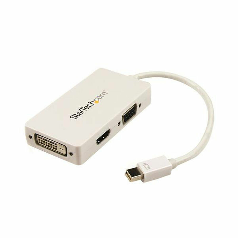 Adaptador Mini DisplayPort a VGA/DVI/HDMI Startech MDP2VGDVHDW Blanco