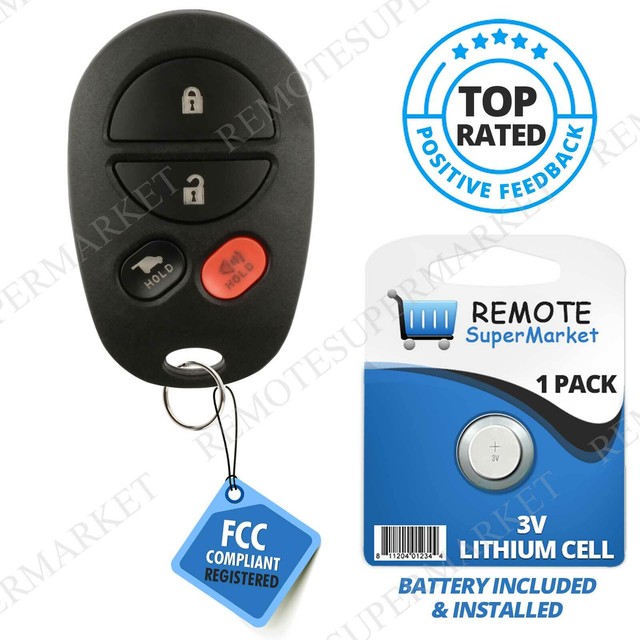 Replacement for Toyota 08-15 Highlander 08-14 Sequoia Remote Fob Car Key Hatch | eBay