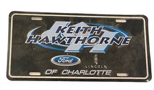 Keith Hawthorne Ford Vanity License Plate Charlotte NC