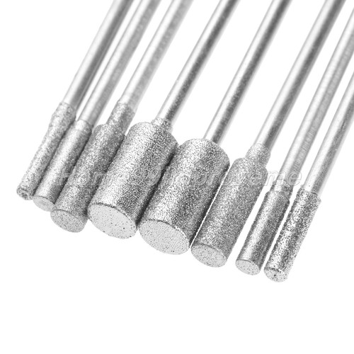 2.5-6mm Grinding Diamond Mounted Points 2.35mm Shank Metalworking Power Tool HQ - Picture 7 of 9
