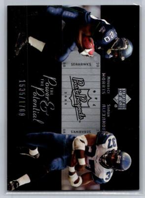2003 Upper Deck Pros & Prospects #PP11 Morris / Alexander Power Potential #/1700