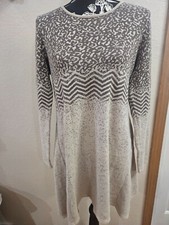SIZE 1X STYLE & CO. Brown Long Sleeve Sweater Dress INVPV325