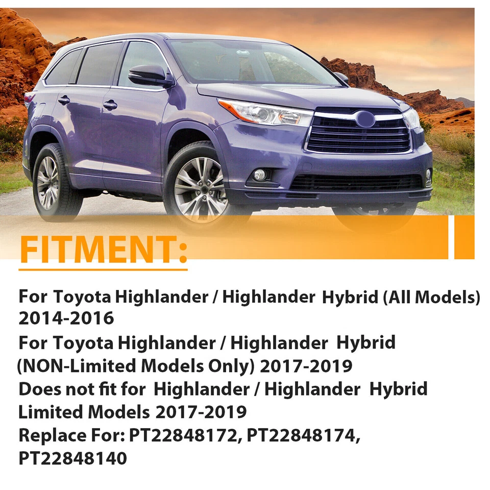 Receptor de enganche de remolque clase III para Toyota Highlander 2014-2019 #PT228-48174 Foto 2 de 4