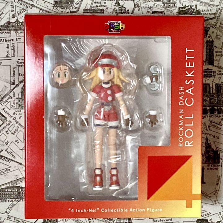 Figure Sentinel 4 Inch Nel Mega man Dash Roll Caskett From Japan