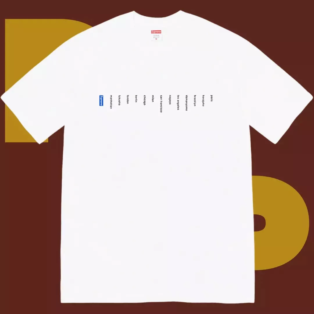 Tee shirt Supreme Location (XX Large)