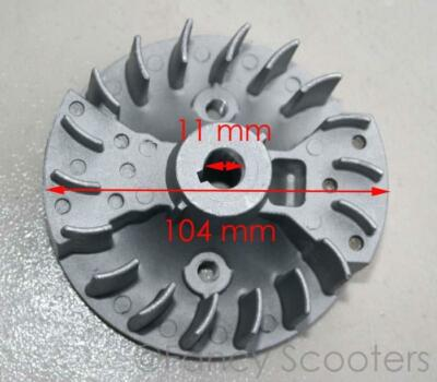 #ad #ad 43CC 2 STROKE ENGINE PULL START FLYWHEEL 104MM $19.49