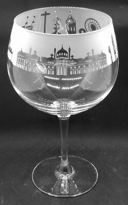 BRIGHTON SKYLINE Frieze Boxed 70cl Glas Gin Ballon