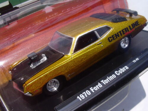 Ford Torino Cobra 1970 máquinas M2 pintura dorada metálica conductores automáticos #18 - sellado - Imagen 3 de 3