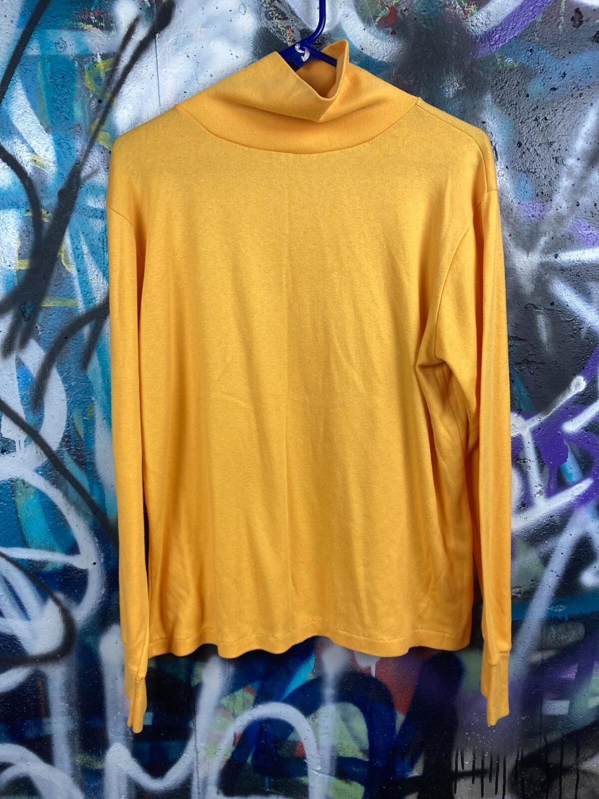 Vintage 70s Mustard Yellow Turtleneck Howard And Josp… Gem