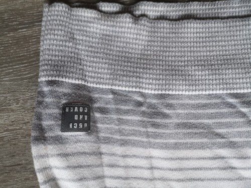 Cárdigan suéter tejido pato y cubierta para hombre usado gris talla M - Imagen 6 de 8