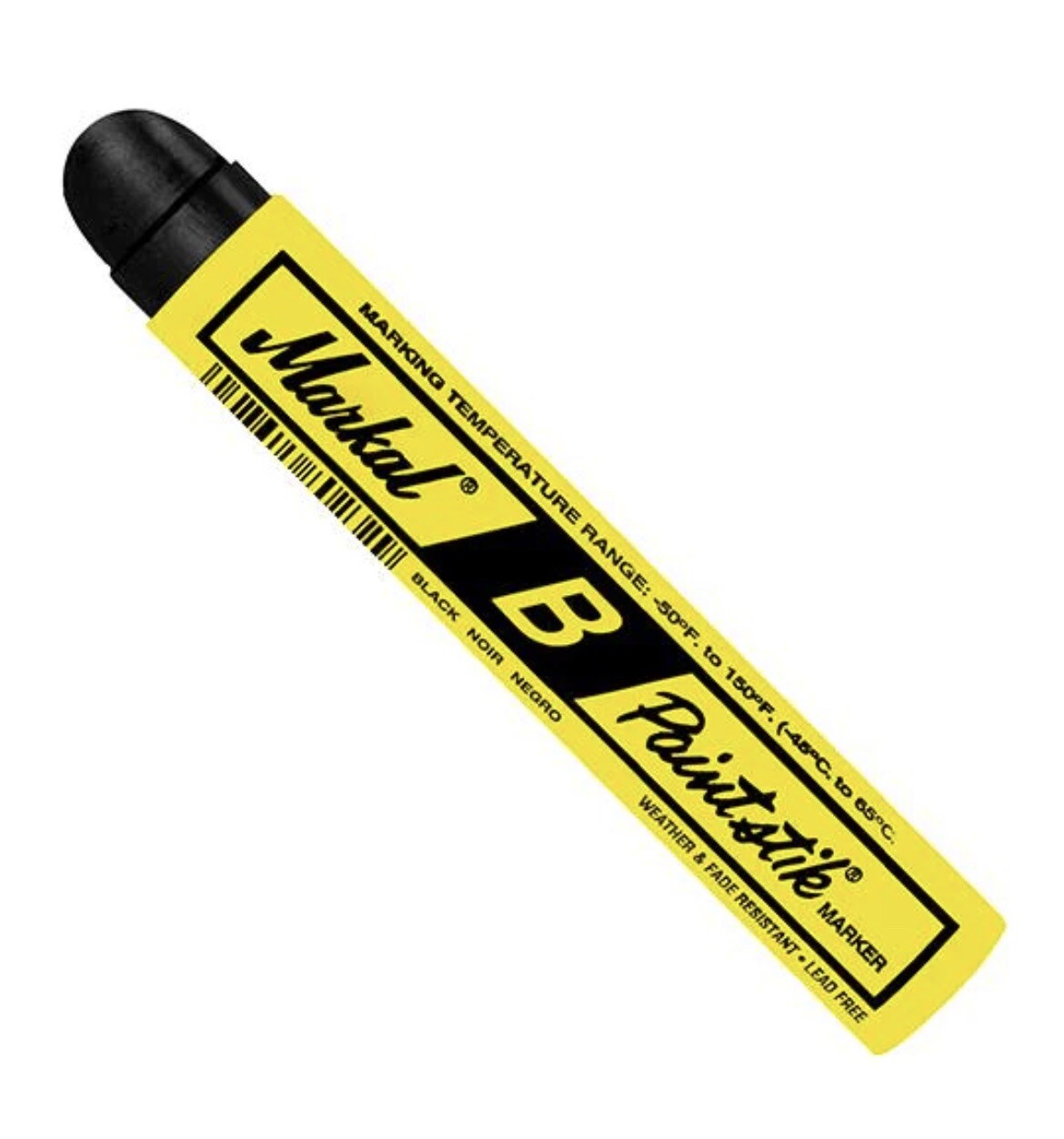 (PACK OF 12) Markal 80220-B Paintstik Solid Paint Marker Crayon Black