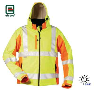ELYSEE Warnschutzjacke Softshelljacke Adam Gr M Warnjacke Warnweste Arbeitsjacke
