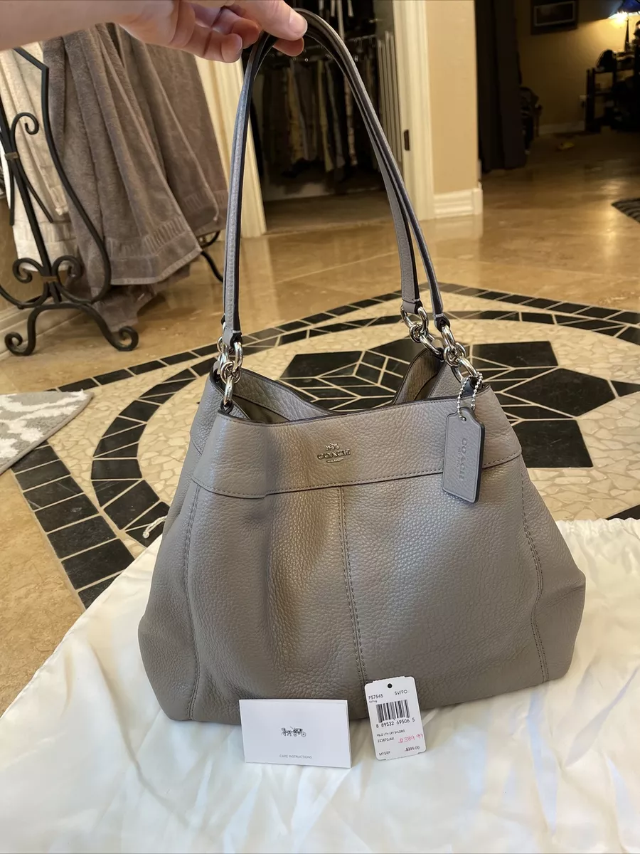 Coach Lexy Pebble Leather Shoulder Bag