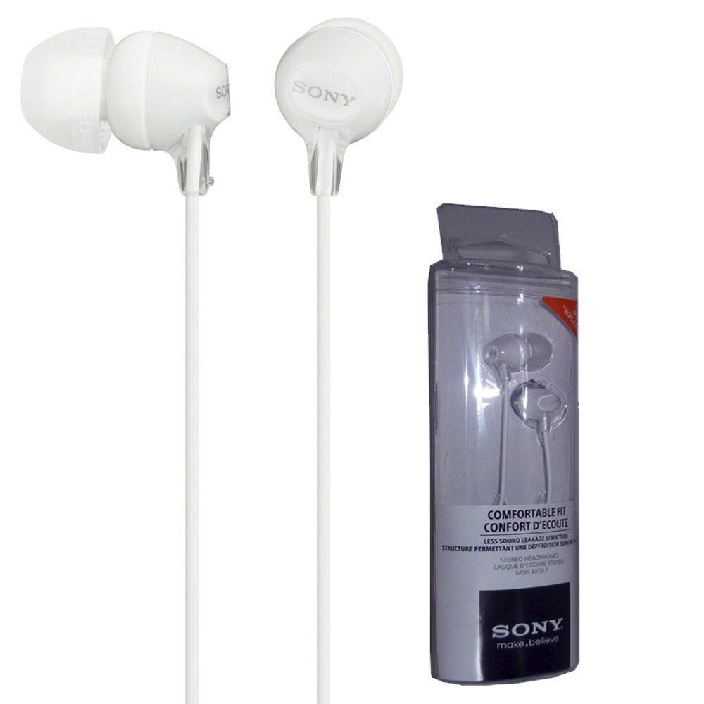 Sony Ipod Buds Sony MDR-EX15LPW Stereo In Ear Headphones For MP3