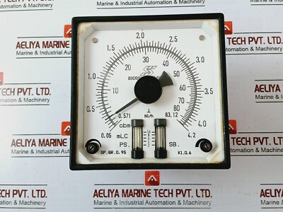 Sicom Stein Sohn SP.GR.0,95 Analogmeter Für Durchflussrate Und Volumenmessungen