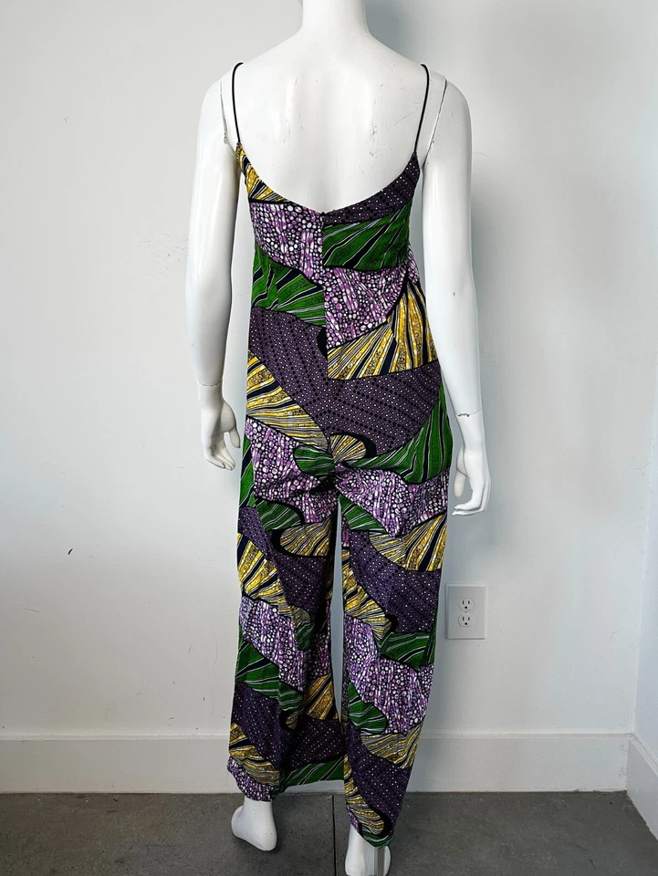 Mono Mangishi Doll Nairobi púrpura verde algodón talla 4 sin mangas Foto 3 de 4