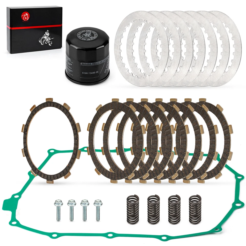 Heavy Duty Clutch Friction Plates & Gasket Kit for Honda Shadow ACE 750 VT750 - Image 3 of 4