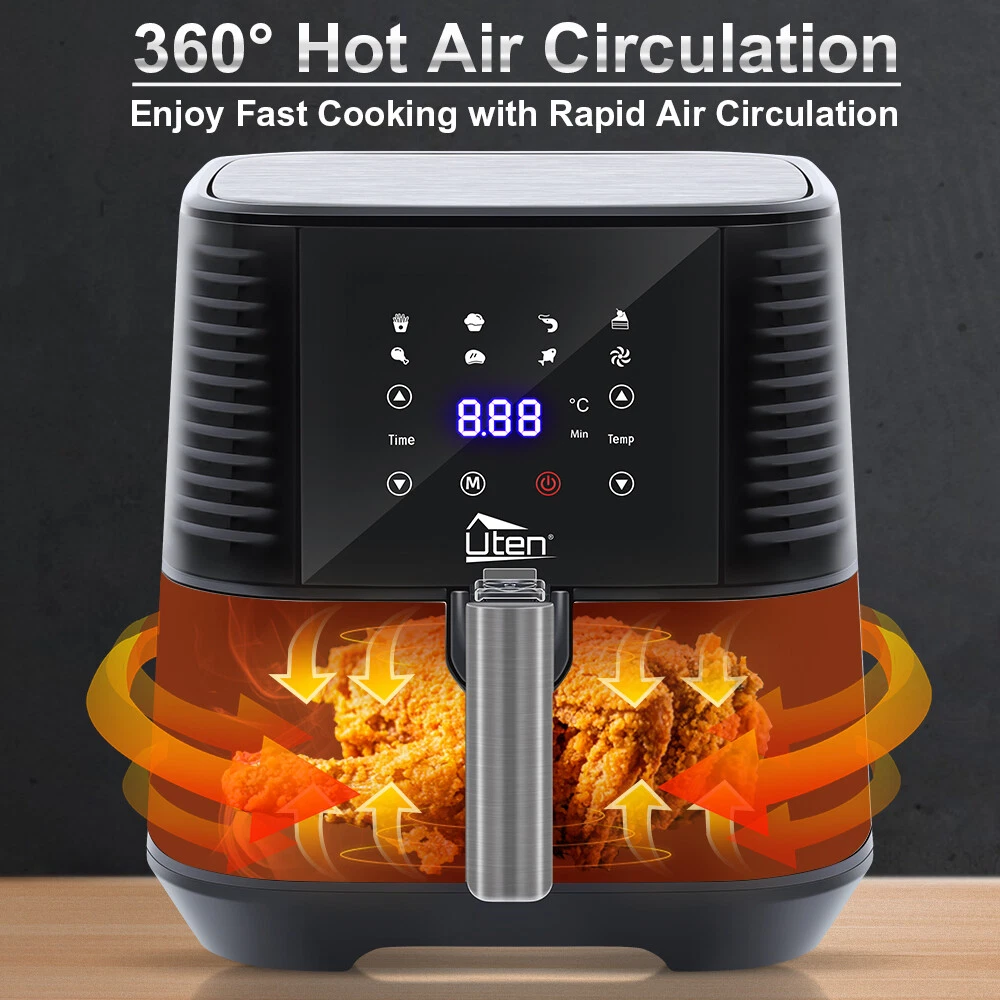 Uten Air Fryer Kitchen Oven Healthy Frying Cooker Oil Free 3.2L 4L 5.5L 6.5L 10L