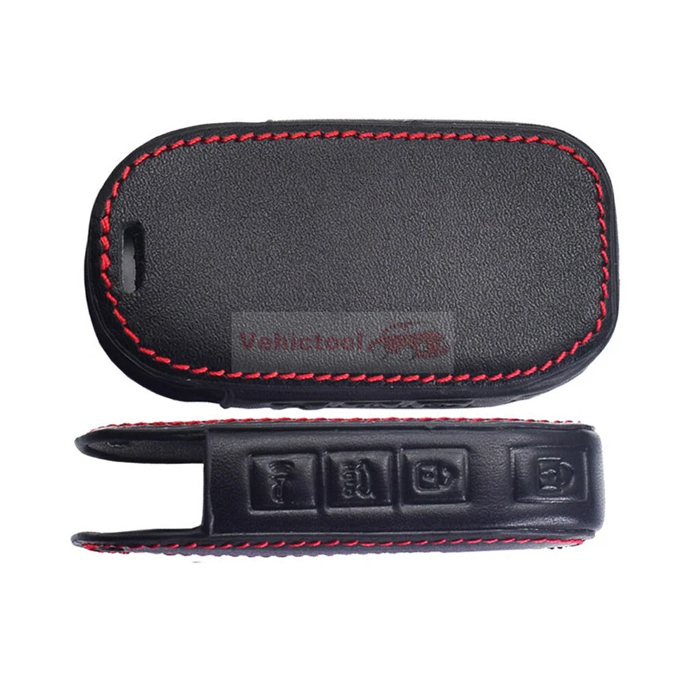 Подходит для KIA Telluride Sorento 4 кнопки кожаный дистанционный брелок сумка держатель чехол - Изображение 4 из 4