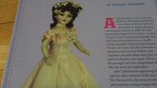 3pg Madame Alexander's Judy Garland Doll History Article / Ackerman