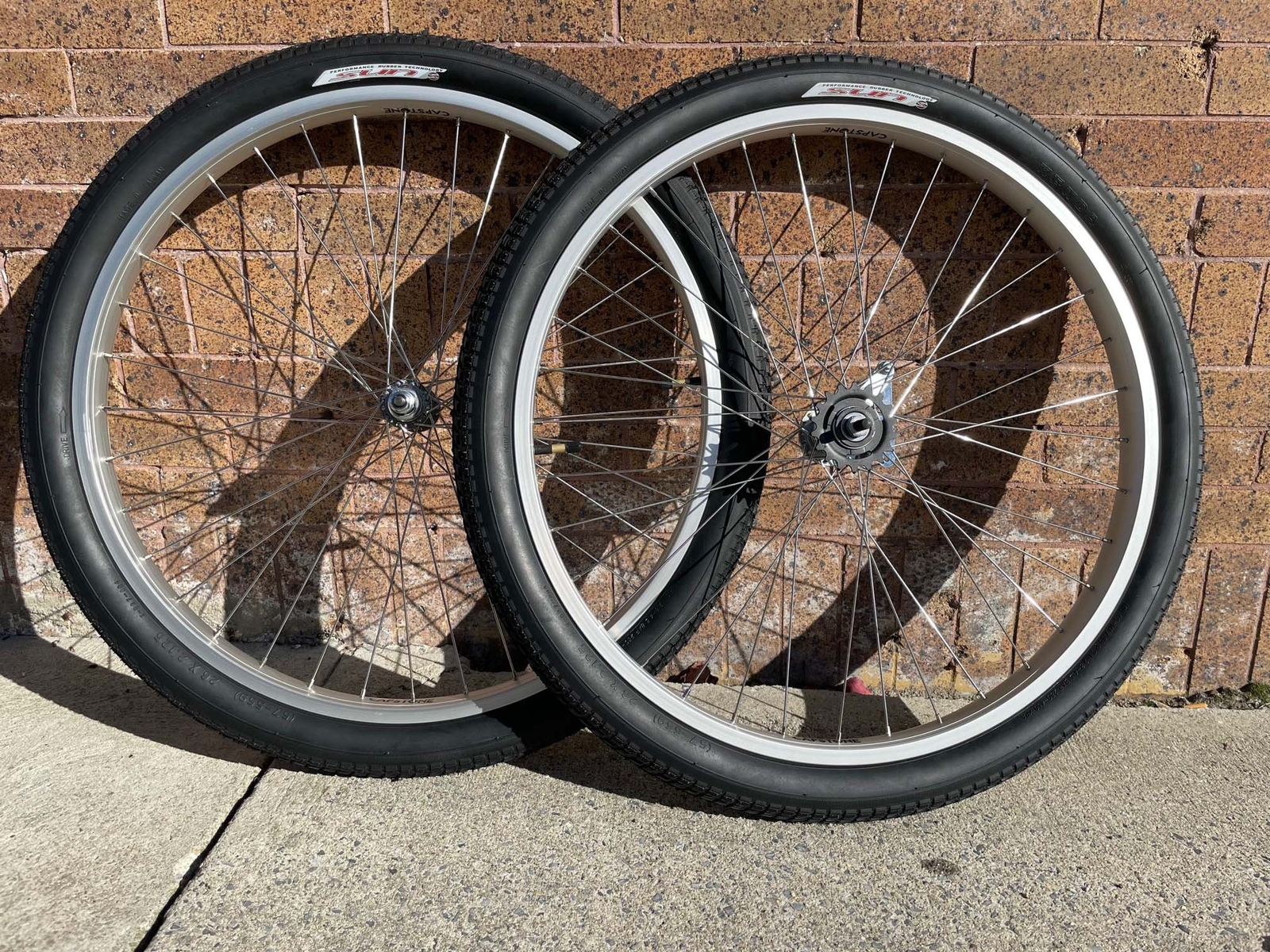 26 x 2.125 Beach Cruiser 927 Bike Wheel Set Double Wall Tire Kit eBay