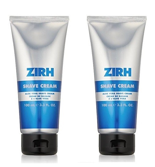 Zirh Shave Cream, Aloe Vera Shave Cream, 3.3 Oz (2 Pk) + Eyebrow