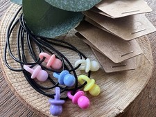 Dummy Necklaces Pastel Colours Perfect Gift Festival Party 80s 90s