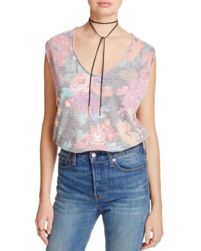 Free People Women's Gardenia Tee (X-Small, Tropical Combo)