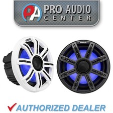 51MSC8 KICKER Premium 8" Marine Coaxial 2-Way Waterproof Speakers w/ RGB LED's