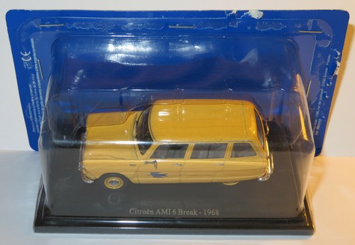 UH UNIVERSAL HOBBIES CITROEN AMI 6 BREAK 1968 POSTES POSTE PTT 1/43 BLISTER BOX - 第 6/6 張圖片