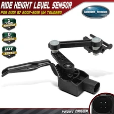 Front Driver LH Ride Height Level Sensor with 4-pin for Audi Q7 07-15 VW Touareg