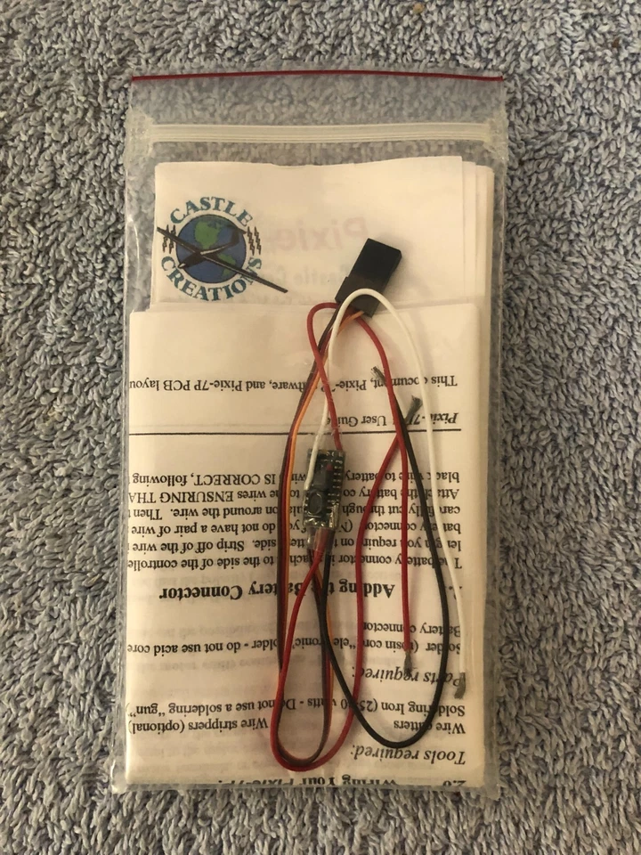 Castle Creations Pixie 7P Speed Control NIP FREE SHIPPING! - Image 2 of 2