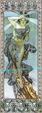 Morning Star 1902 Vintage Poster Print Retro Style Art Mucha Celestial Bodies