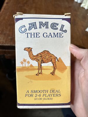 Vintage CAMEL CIGARETTES The Game Playing Cards Dice SEALED Package
