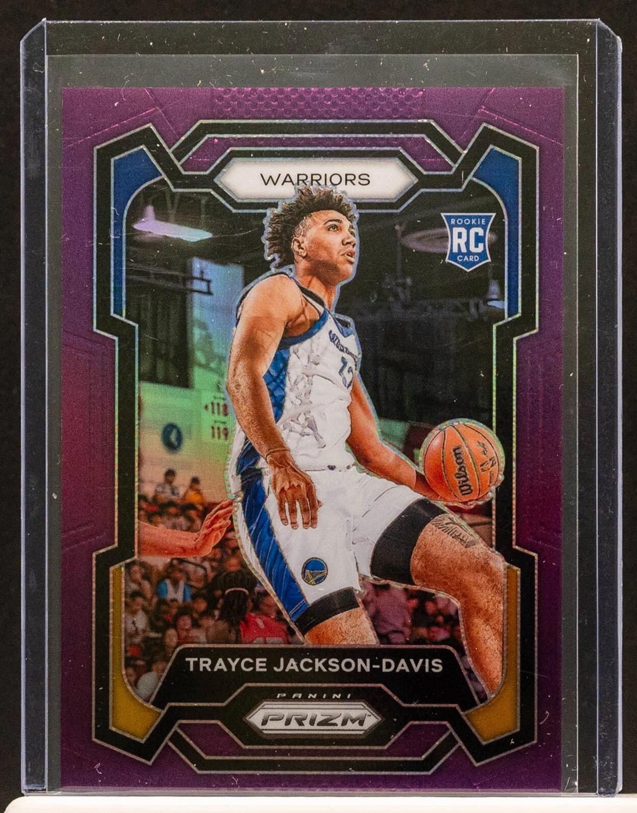 TRAYCE JACKSON-DAVIS 2023 Panini Prizm 148 Purple RC Rookie 76/99